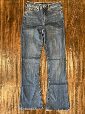 Banana Republic Dark Blue High-Rise Flare Jeans
